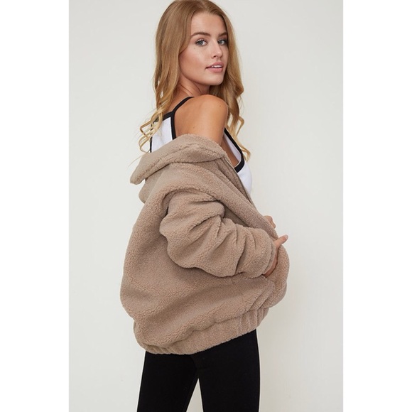 LAST ONE! Teddy Bear Bomber Jacket - Picture 5 of 5